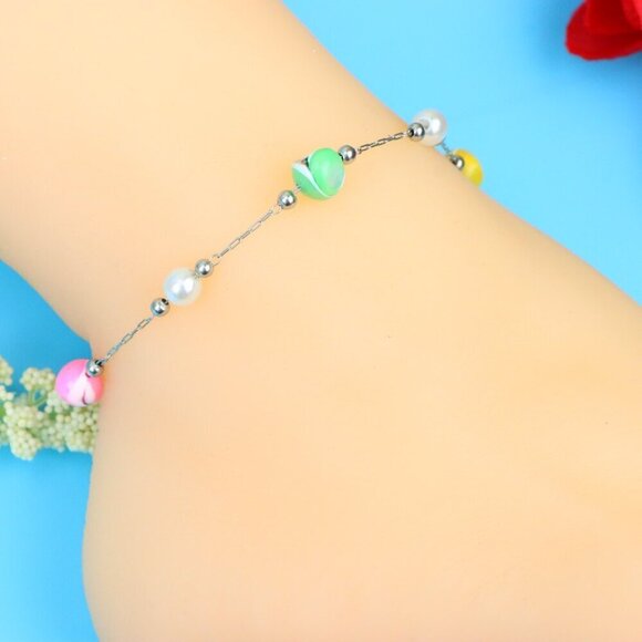 Elegant Handmade Anklet – Perfect for Women & Girls | Ideal Gift Option, DYC1355 - Picture 9 of 11